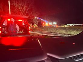 The Union Fire Company of Oxford handled a barn, some adjacent hay, and a mobile home fire at this incident in West Nottingham Twp.  WGFC was on the assist with Ladder, Tanker and Engine.