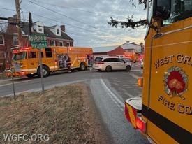 WGFC crews handle a crash at 896 and Appleton Road in Kemblesville.  One person was transported to the hospital.